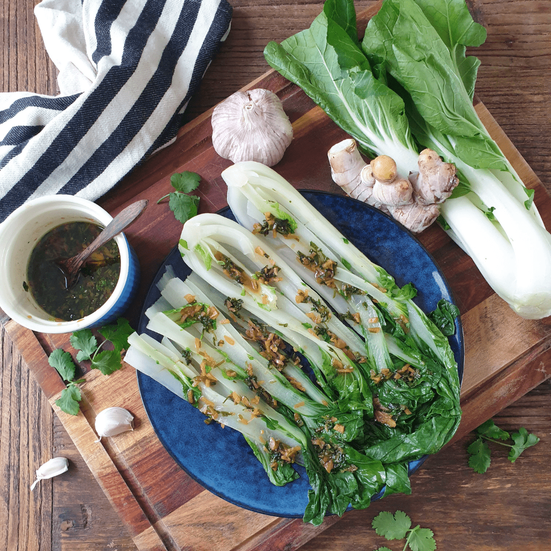 Garlic and Ginger Bok Choy